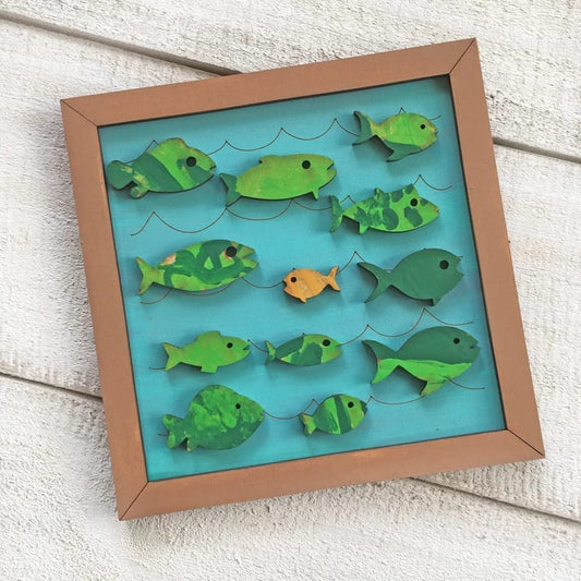 DIY Fish Frame With Paints (kids Crafts)