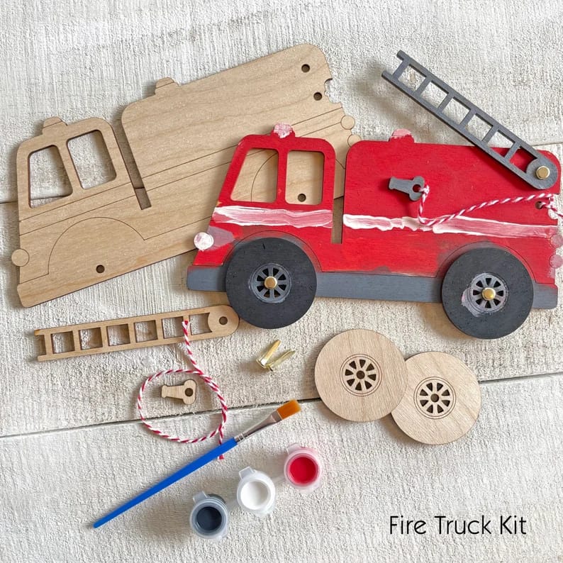 Fire Truck Vehicle Paint Kits